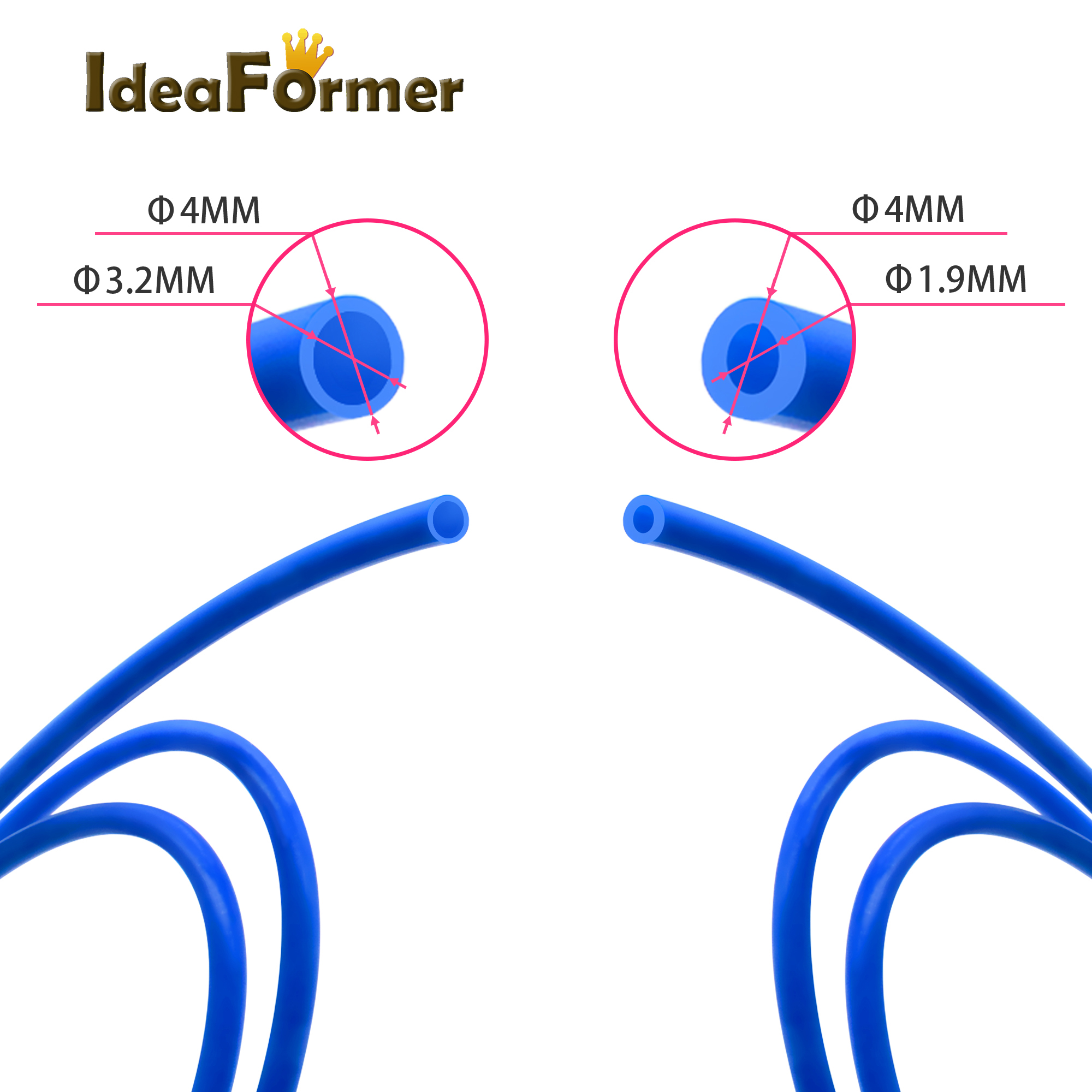 IdeaFormer 1/2/5M PTFE Tube Pi - Ptfe Tape Thread recensione e prezzo